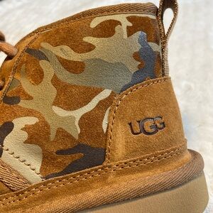 UGG Kids Camouflage Boots - Brown